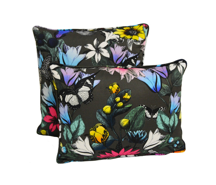 Osborne and Little - Tulipan - Colour 2 - Stunning Self Piped Cushion Cover Throw Pillow Designer Home Decor.