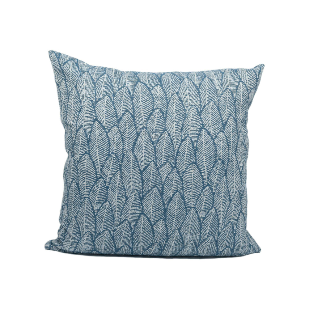 Prestigious Textiles - Mendes - Waterfall - Elegant Natural Inspired Intricate Leaf Designer Cushion Cover - Luxury Throw Pillow - Handmade.