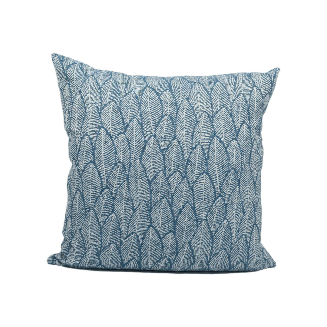 Prestigious Textiles - Mendes - Waterfall - Elegant Natural Inspired Intricate Leaf Designer Cushion Cover - Luxury Throw Pillow - Handmade.