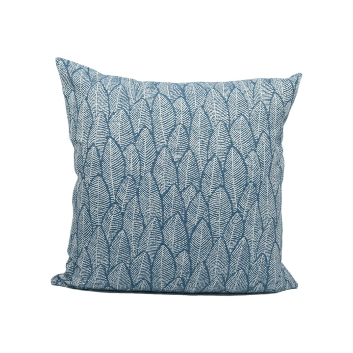 Prestigious Textiles - Mendes - Waterfall - Elegant Natural Inspired Intricate Leaf Designer Cushion Cover - Luxury Throw Pillow - Handmade.