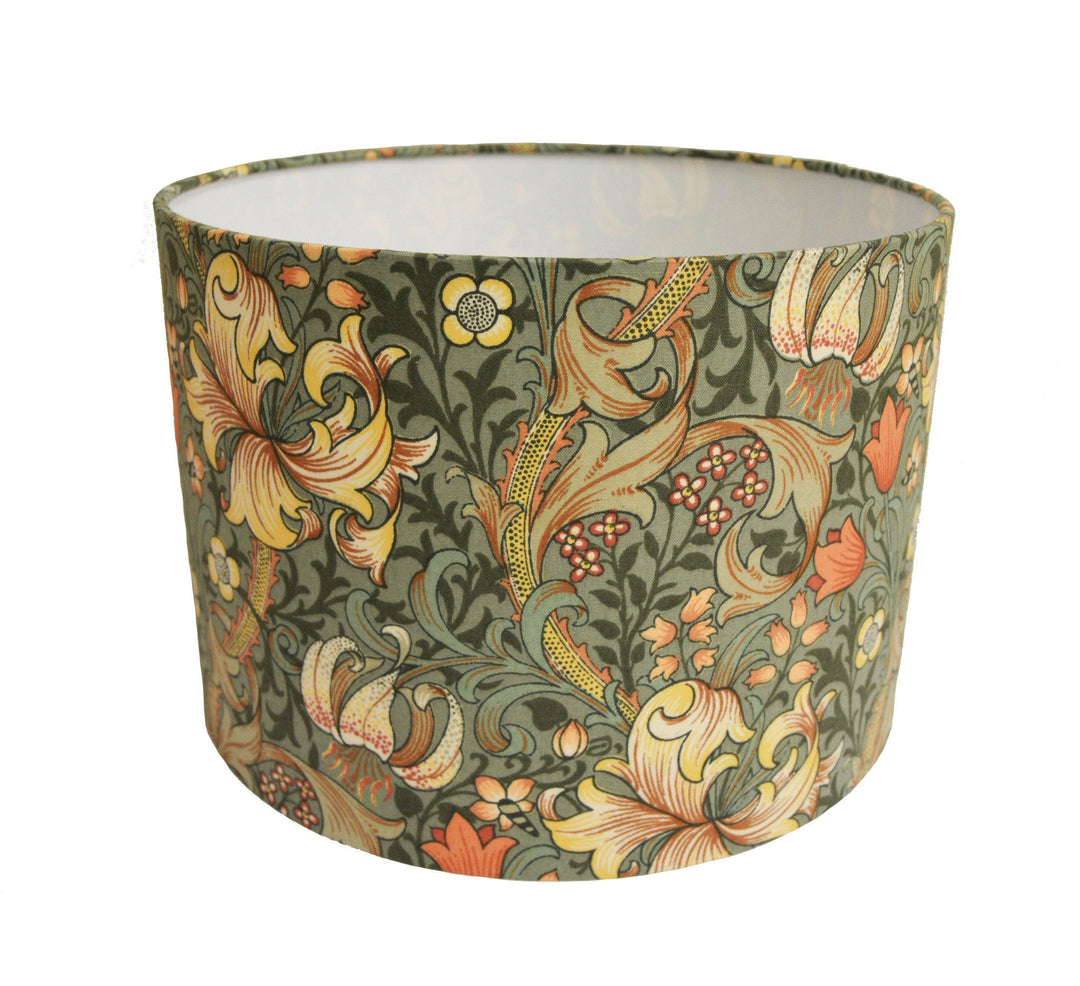 William Morris - Golden Lily - Artichoke / Vanilla - Lampshade Stunning Handmade.