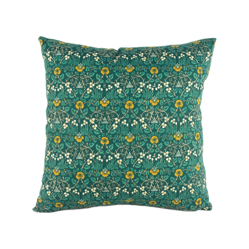 William Morris - Eye Bright - Teal - Stunning Designer Cushion Cover Home Décor Throw Pillow.