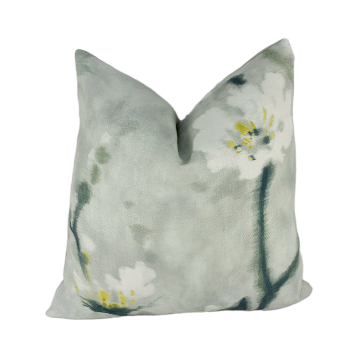 Sanderson - Eleni - Grey / Pearl - Cushion Cover Throw Pillow Designer Home Decor.