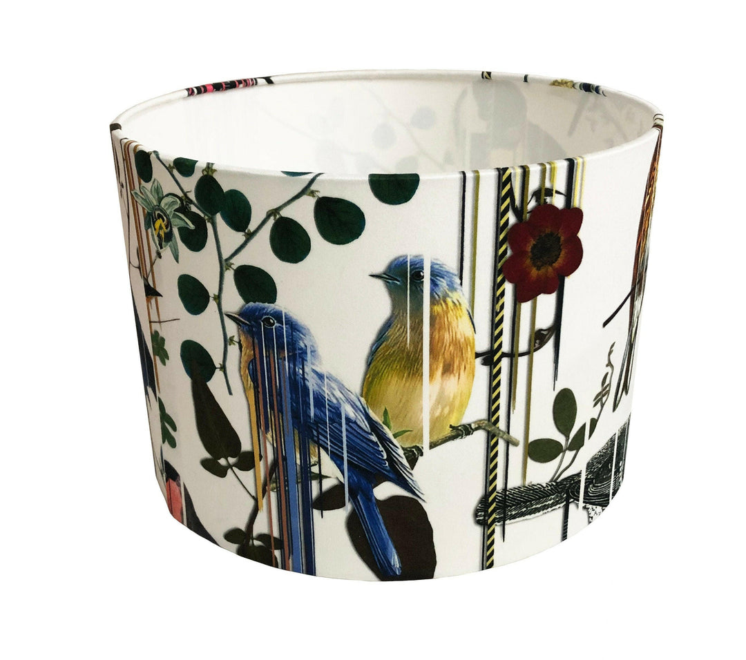Christian Lacroix - Birds Sinfonia - Perce Neige - Lampshade Stunning Handmade.