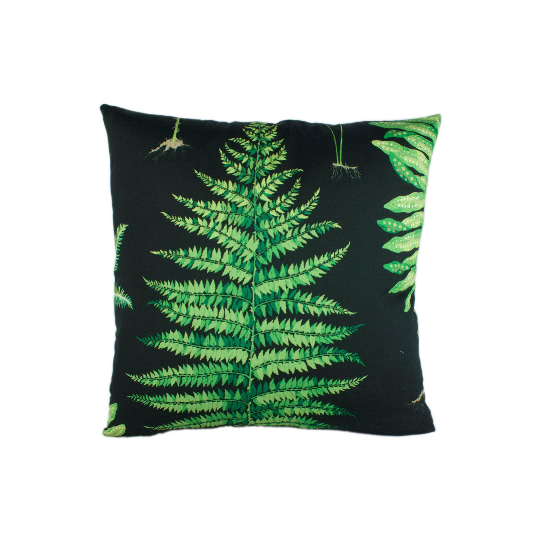 Sanderson - Fernery - Botanical Green / Charcoal - Stunning Designer Cushion Cover Home Décor Throw Pillow.