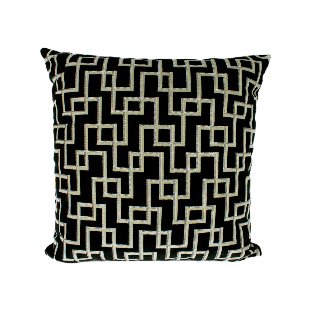 Designers Guild - Jeanneret - Noir - Velvet Designer Cushion Cover Throw Pillow Home Decor.
