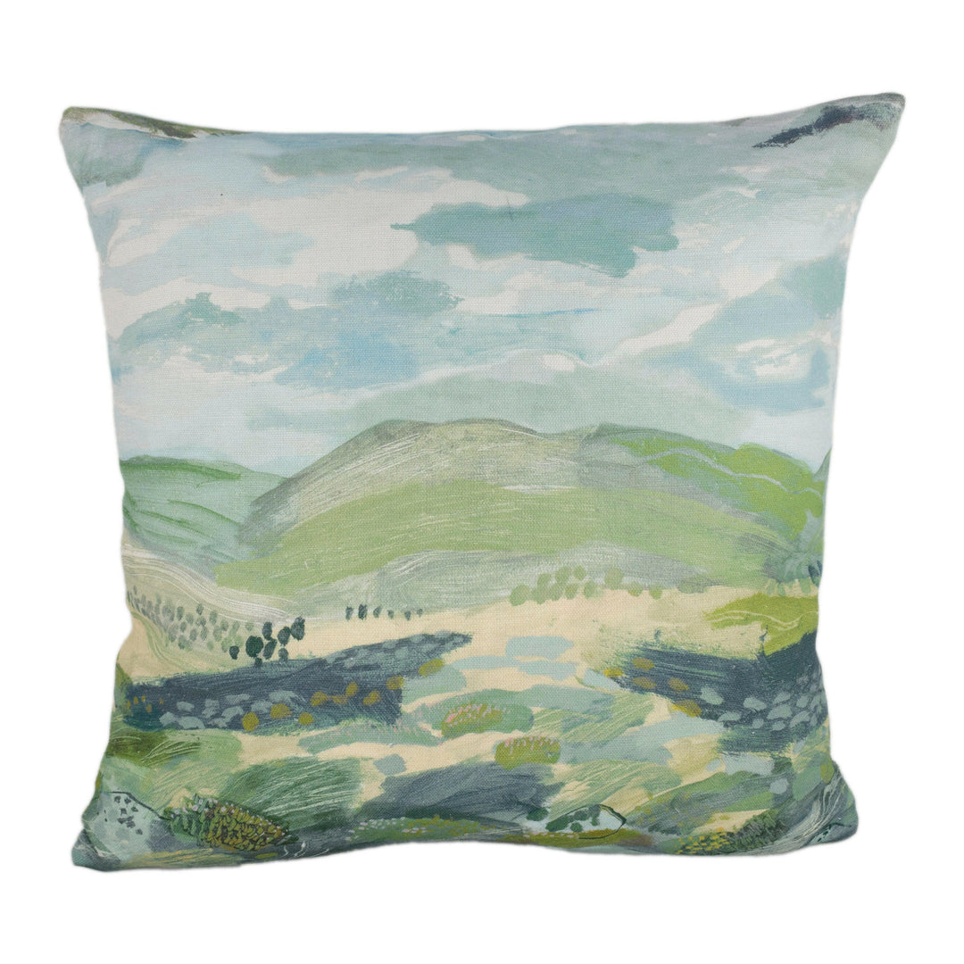 Sanderson - Elysian - Whitstable Blue - Cushion Cover Throw Pillow Designer Home Decor.