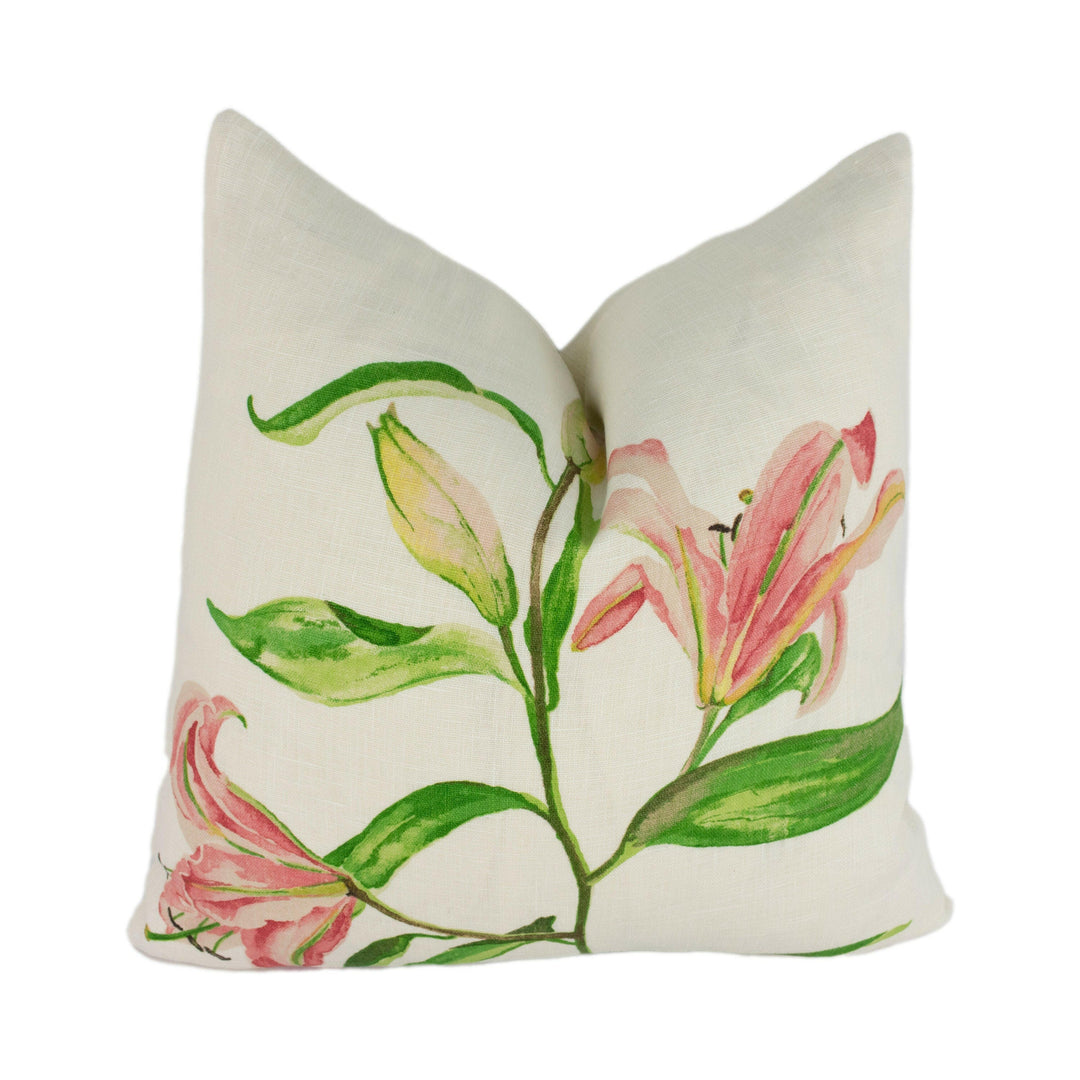 Sanderson - Lucia - Blush - Cushion Cover Throw Pillow Designer Home Decor.