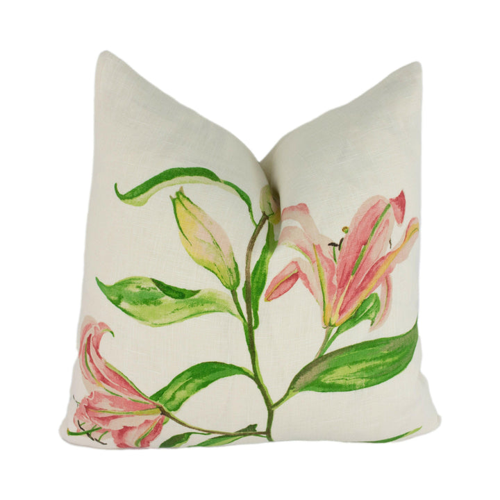 Sanderson - Lucia - Blush - Cushion Cover Throw Pillow Designer Home Decor.
