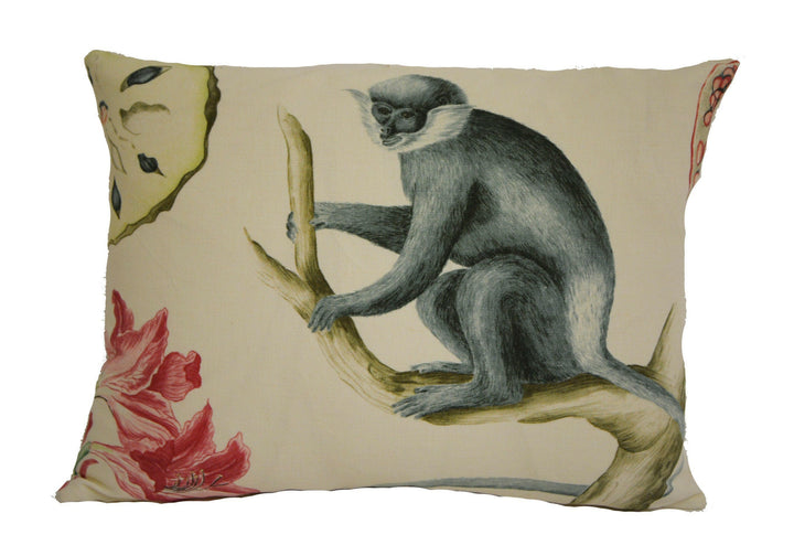 Sanderson - Capuchins - Chintz - Cushion Cover Throw Pillow Designer Home Decor.