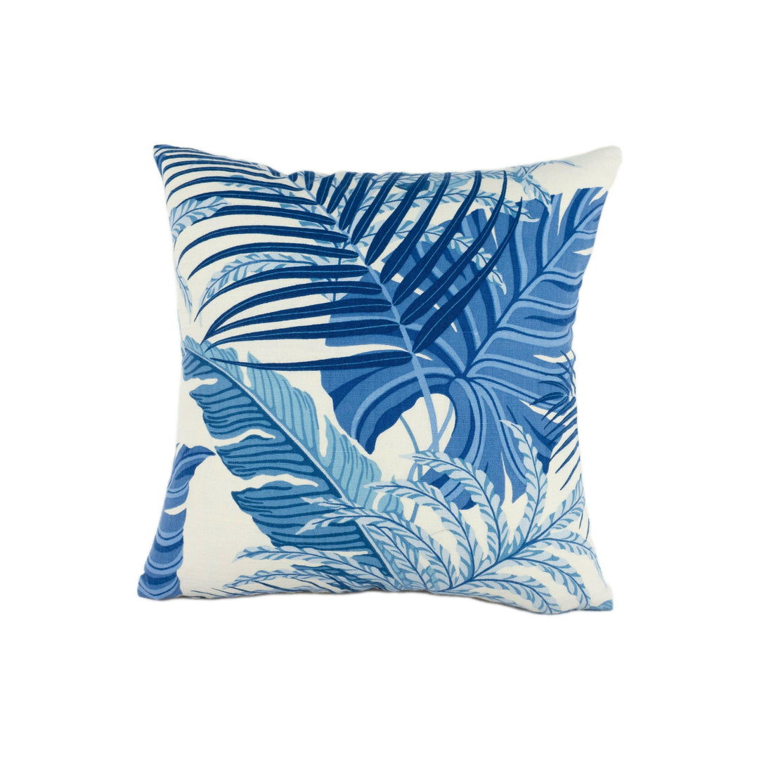 Sanderson - Manila - Blue / Linen - Stunning Designer Cushion Cover Home Décor Throw Pillow.