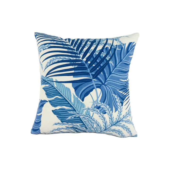 Sanderson - Manila - Blue / Linen - Stunning Designer Cushion Cover Home Décor Throw Pillow.