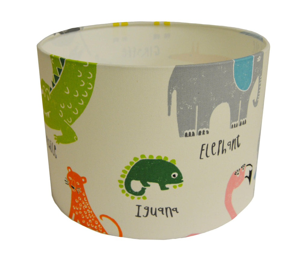 Scion - Animal Magic - Tutti Frutti / Chalk - Lampshade Stunning Handmade.