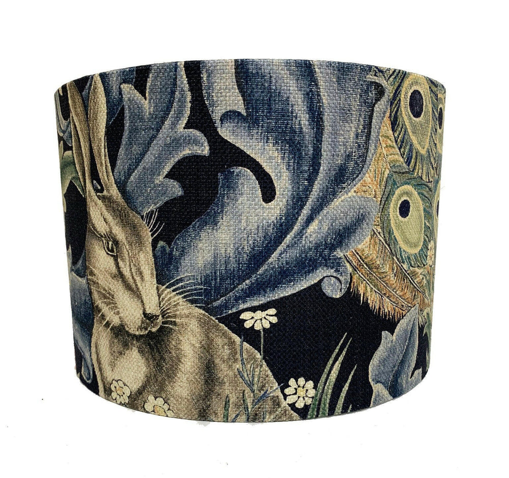 William Morris - Forest - Indigo - Lampshade Stunning Handmade.