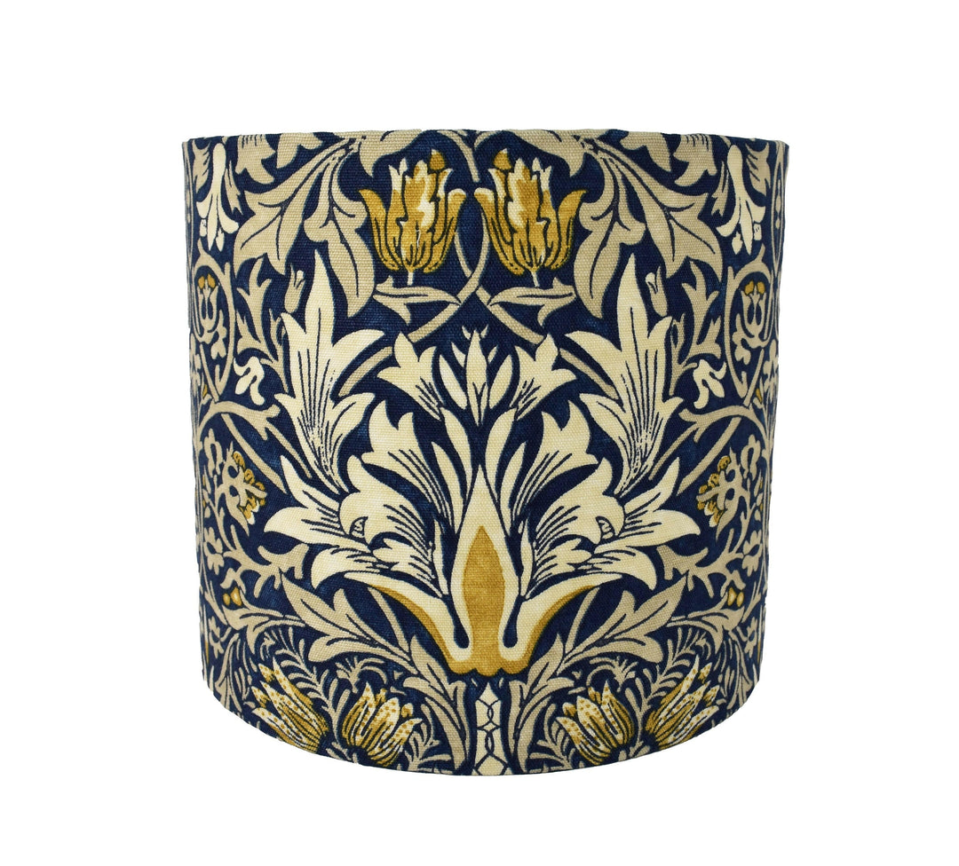 William Morris - Snakeshead - Indigo / Hemp - Lampshade Stunning Handmade.