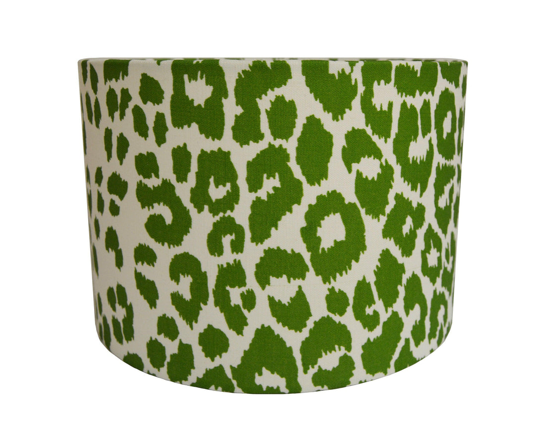 Schumacher - Iconic Leopard - Green - Lampshade Stunning Handmade.