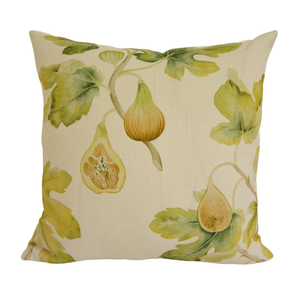 Sanderson - Harvest Fig - Garden Green - Cushion Cover Throw Pillow Designer Home Decor.