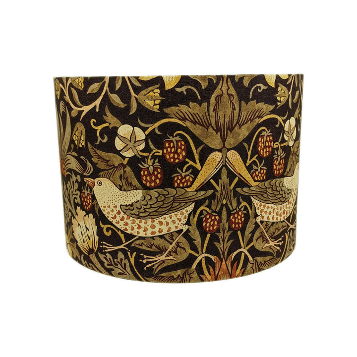 William Morris - Strawberry Thief - Grape / Gold - Lampshade Stunning Handmade.