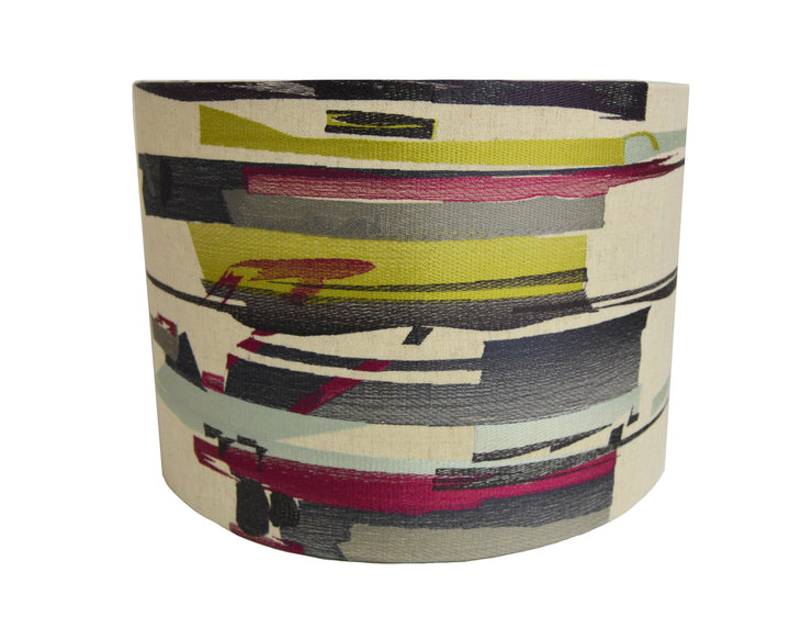 Harlequin - Zeal - Old Navy Aqua Lime Magenta - Lampshade Stunning Handmade.