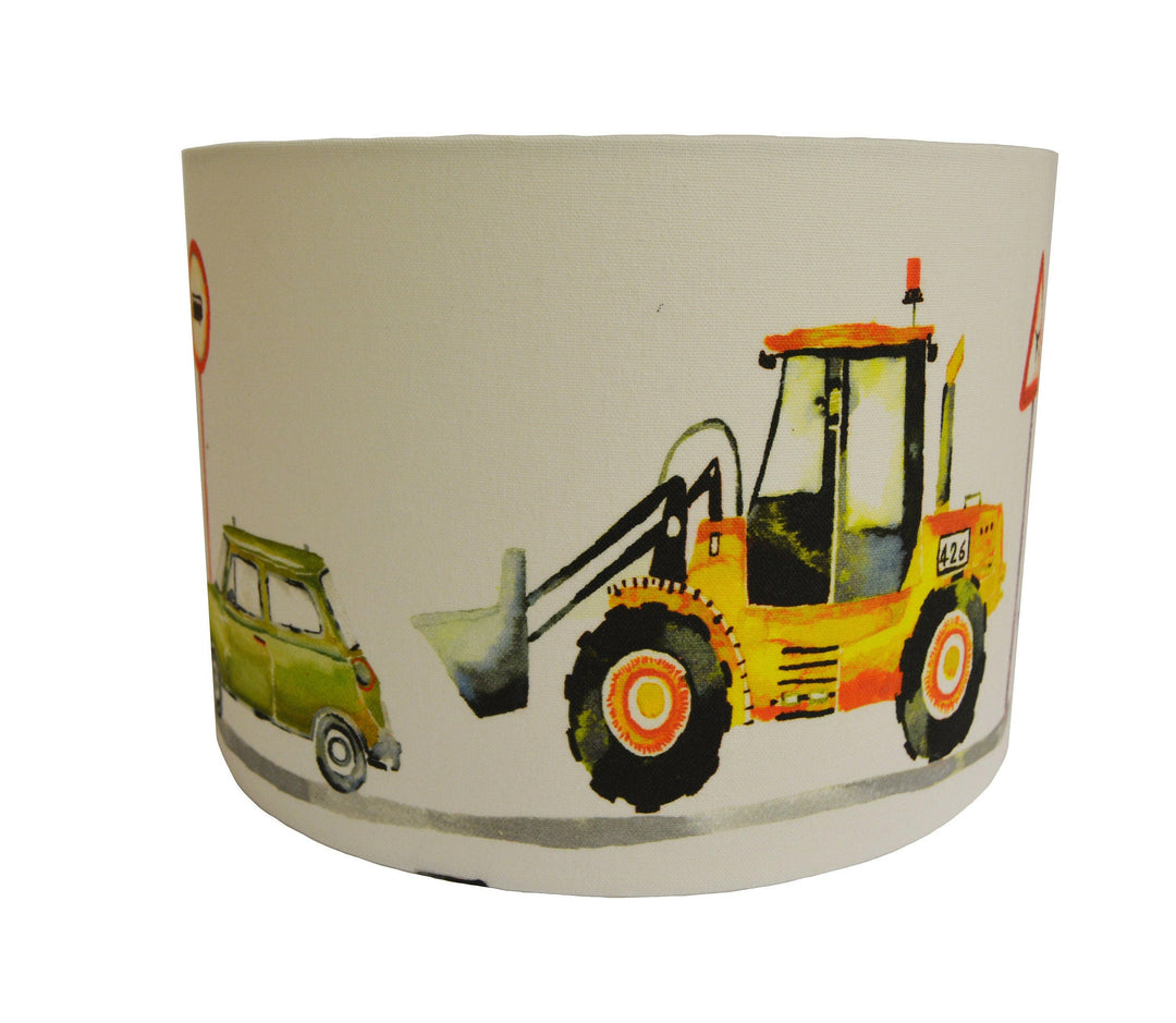 Prestigious Textiles - On The Road - Red - Lampshade Stunning Handmade.