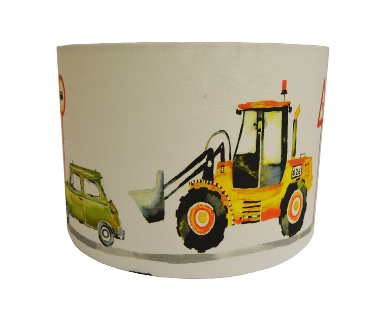 Prestigious Textiles - On The Road - Red - Lampshade Stunning Handmade.