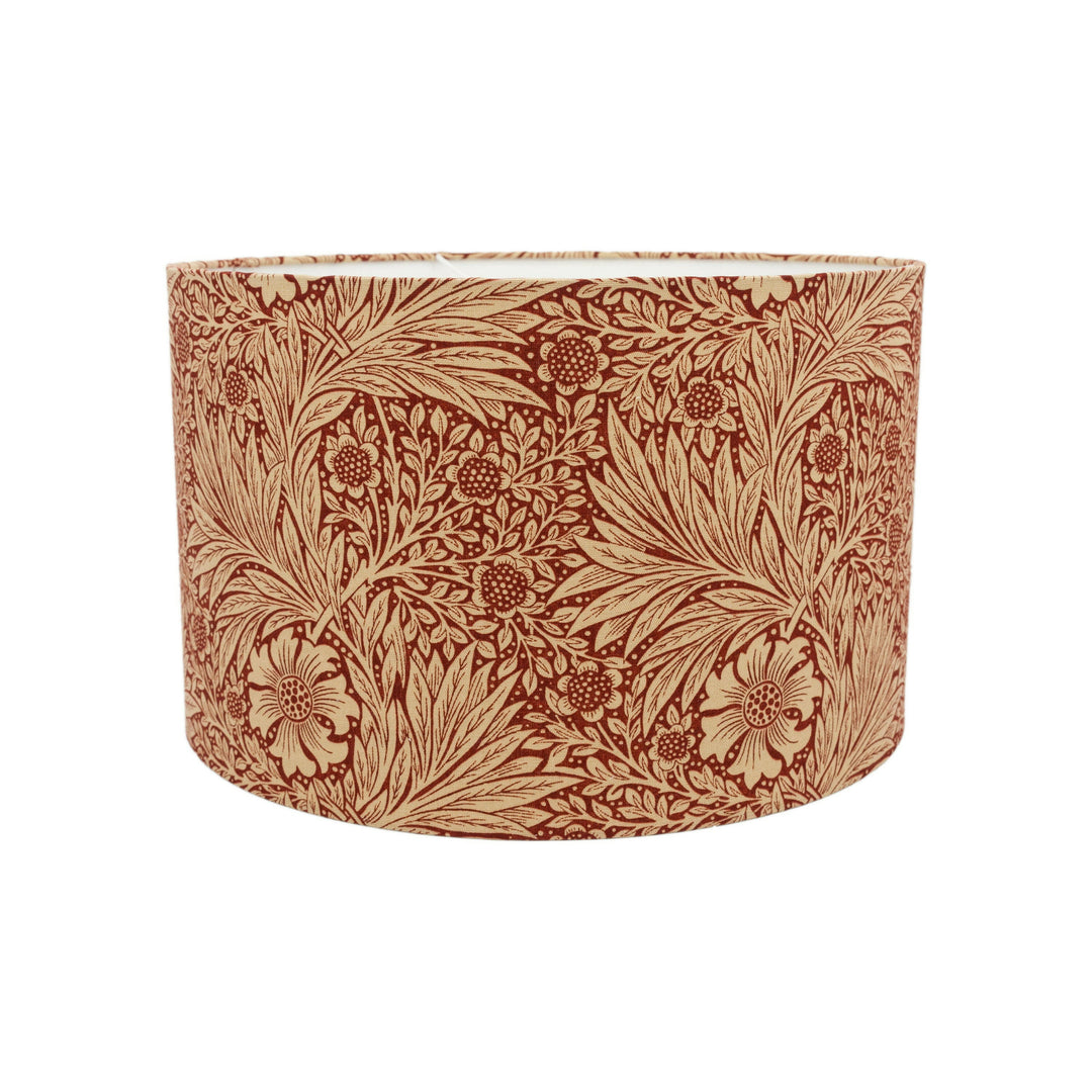 William Morris - Marigold - Brick - Lampshade Stunning Handmade.