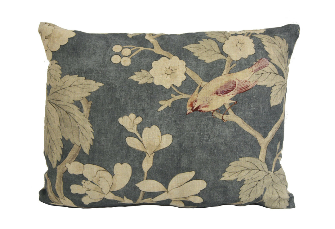 Sanderson - Chiswick Grove - Indigo - Cushion Cover Throw Pillow Stunning Designer Home Decor.