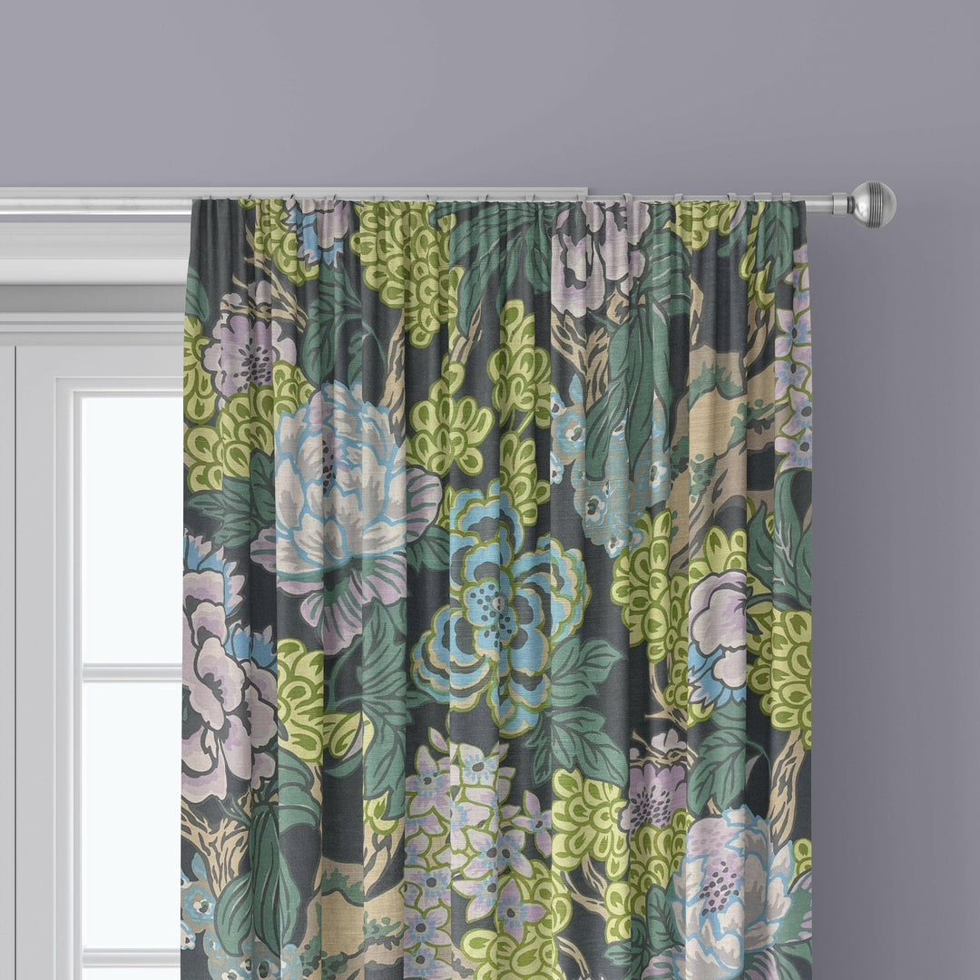 Thibaut - honshu - grey - curtains made to measure drapes designer home decor.