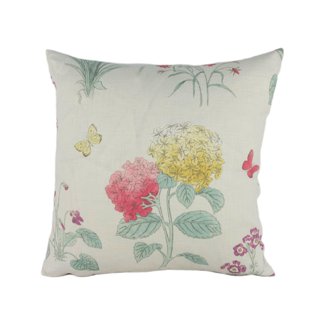 Sanderson - Harebells & Violets - Peony / Bayleaf - Stunning Designer Cushion Cover Home Décor Throw Pillow.