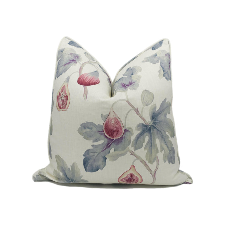 Sanderson - Harvest Fig - Chalk / Orchid - Cushion Cover Throw Pillow Designer Home Decor.