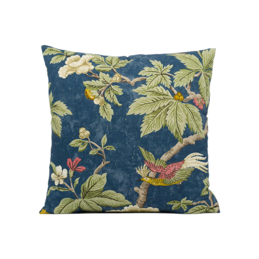 Sanderson - Lophura - Navy - Stunning Designer Cushion Cover Home Décor Throw Pillow.