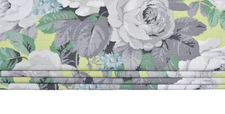 Sanderson - Chelsea - Linden / Silver - Made To Measure Professionally Made Roman Blind.