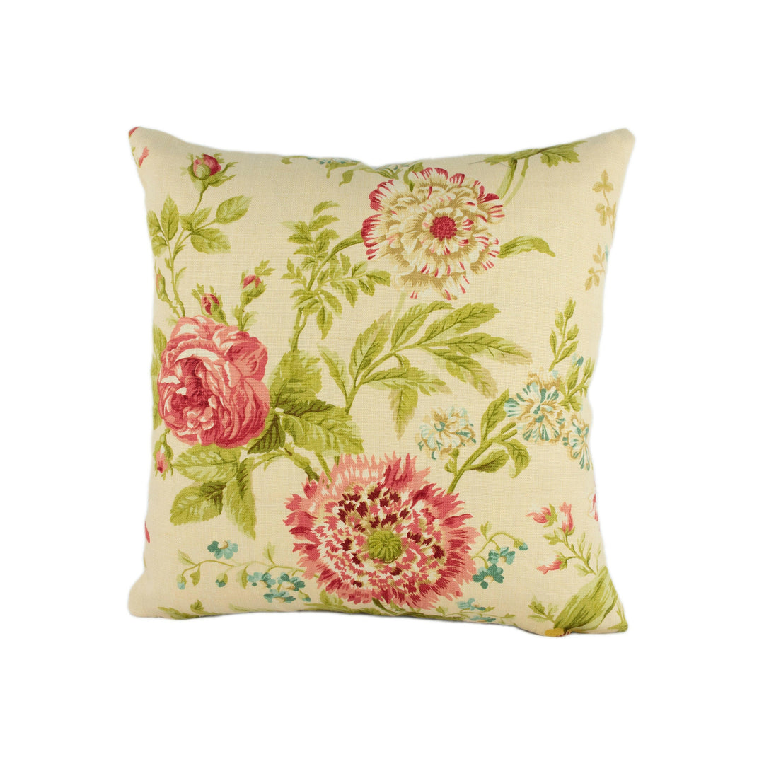 Sanderson - Elouise - Willow / Pink - Stunning Designer Cushion Cover Home Décor Throw Pillow.