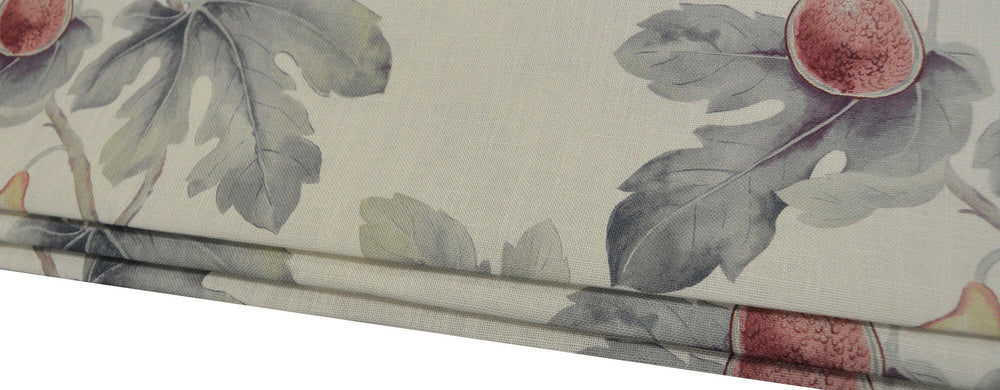 Sanderson - Harvest Fig - Chalk and Orchid - Professionally Made Roman Blind Made to Measure.