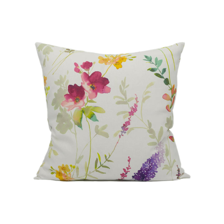 Prestigious Textiles - Tuileries - Blossom - Wildflower Floral Cushion Cover - Handmade Throw Pillow - Designer Home Décor.