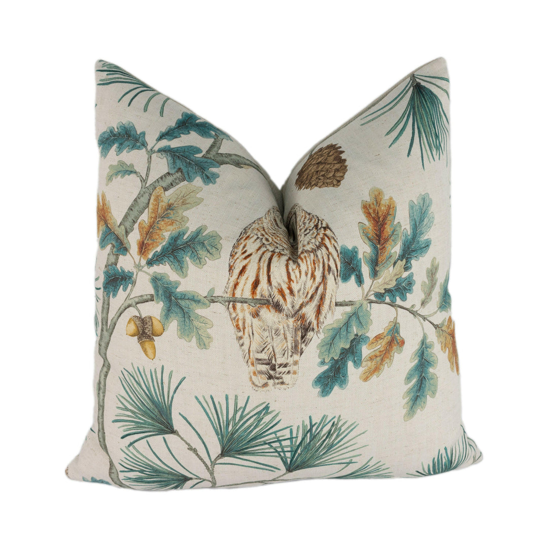 Sanderson - Owlswick - Teal - Stunning Designer Cushion Cover Home Decor Throw Pillow.