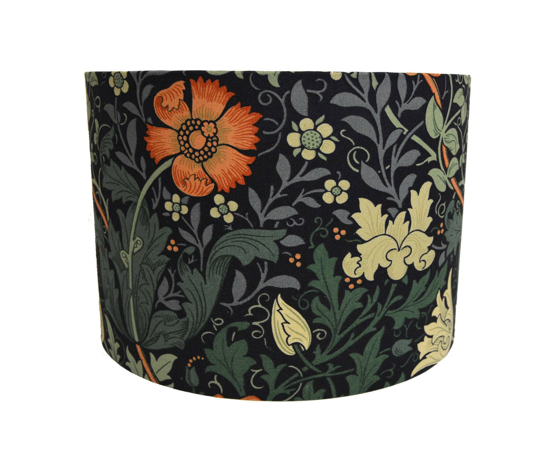 William Morris - Compton - Indigo / Green - Lampshade Stunning Handmade.