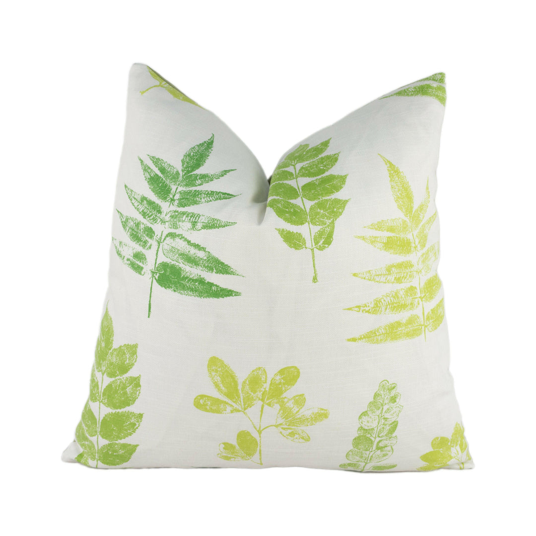 Sanderson - Laurel - Green / Ivory - Stunning Designer Cushion Cover Home Décor Throw Pillow.