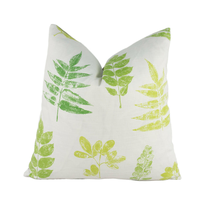 Sanderson - Laurel - Green / Ivory - Stunning Designer Cushion Cover Home Décor Throw Pillow.