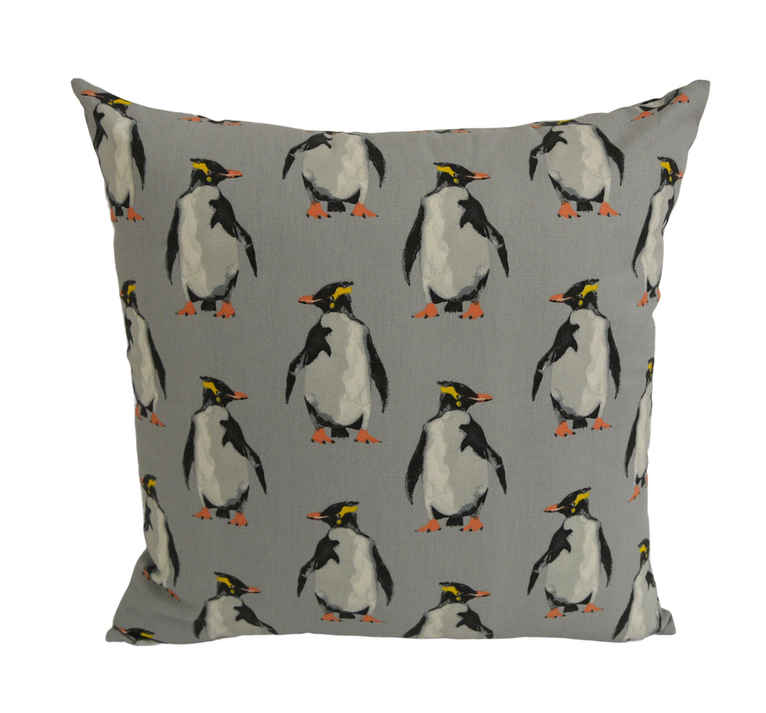 Prestigious Textiles - Penguins - Arctic - Cushion Cover Pillow Throw Designer Home Decor.