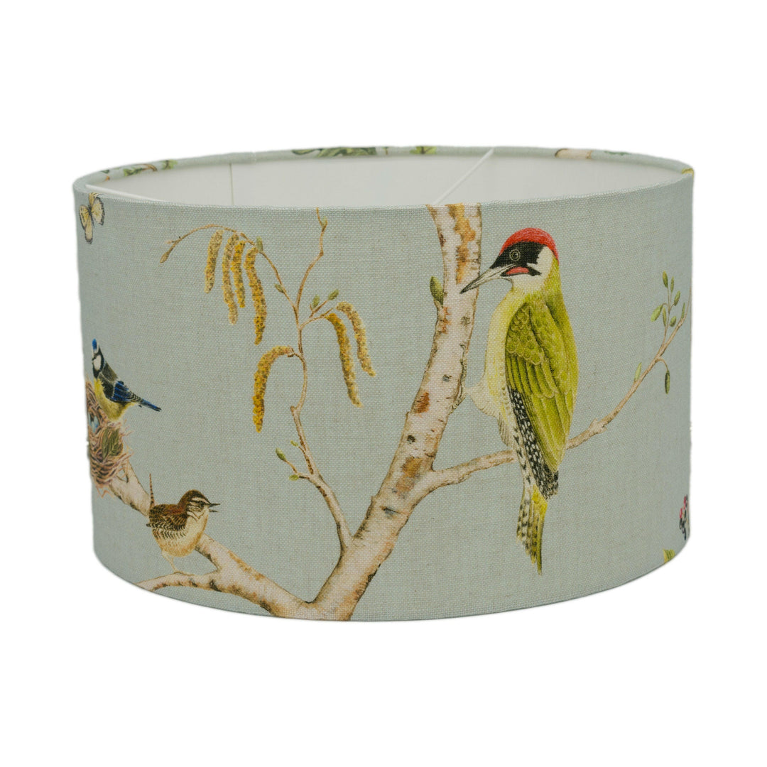 Sanderson - Woodland Chorus - Sky Blue / Multi  - Lampshade Stunning Handmade.