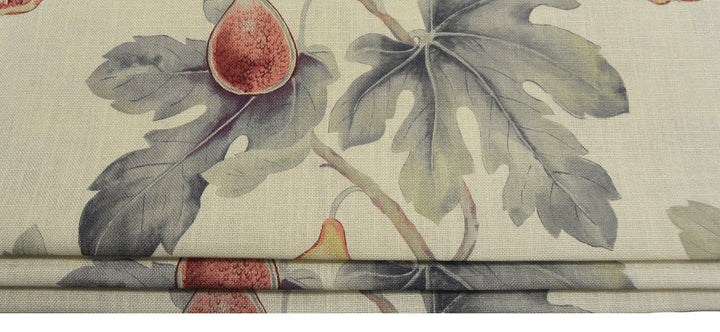 Sanderson - Harvest Fig - Chalk and Orchid - Professionally Made Roman Blind Made to Measure.