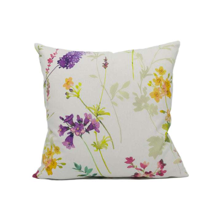 Prestigious Textiles - Tuileries - Blossom - Wildflower Floral Cushion Cover - Handmade Throw Pillow - Designer Home Décor.