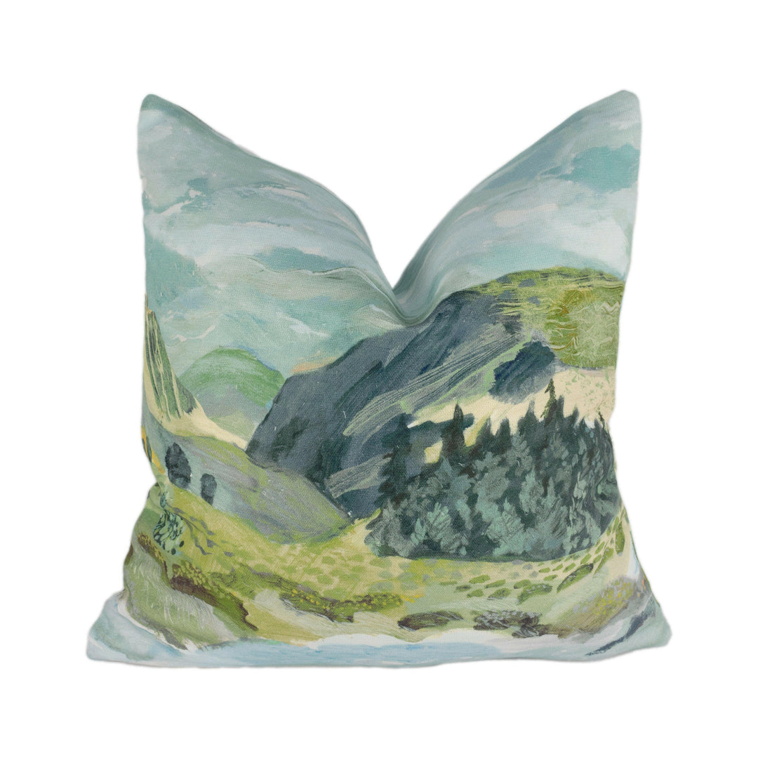 Sanderson - Elysian - Whitstable Blue - Cushion Cover Throw Pillow Designer Home Decor.