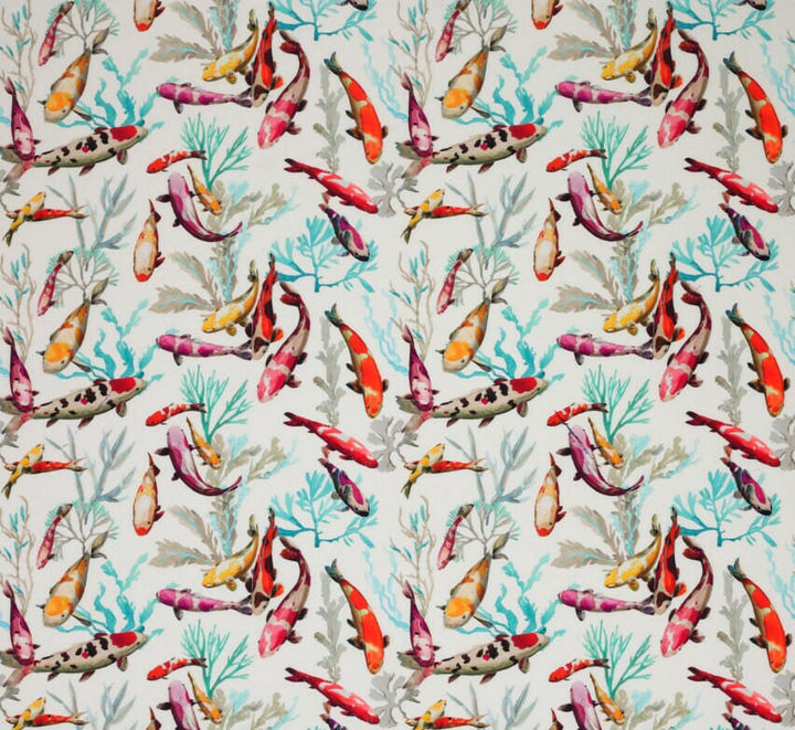 Manuel Canovas - Salina - Epices -  Elegant Asiatic Koi Carp Designer Cushion Cover - Handmade Throw Pillow - Designer Home Decor.