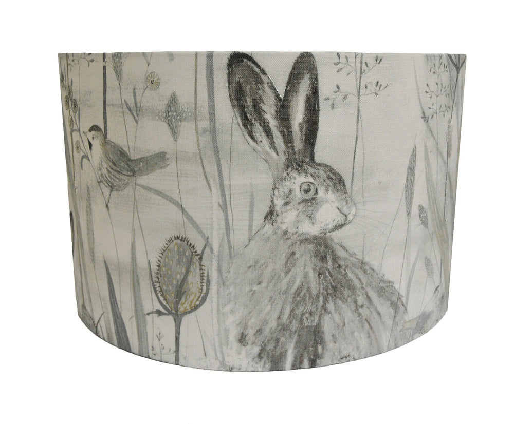 Sanderson - Dune Hares - Mist / Pebble - Lampshade Stunning Handmade.