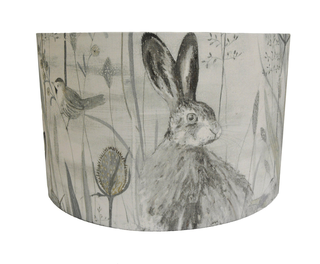 Sanderson - Dune Hares - Mist / Pebble - Lampshade Stunning Handmade.