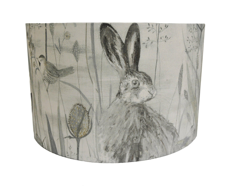 Sanderson - Dune Hares - Mist / Pebble - Lampshade Stunning Handmade.