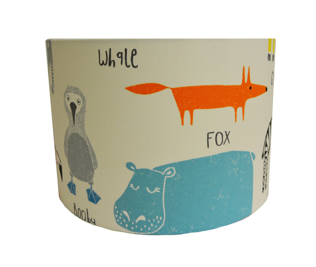 Scion - Animal Magic - Tutti Frutti / Chalk - Lampshade Stunning Handmade.