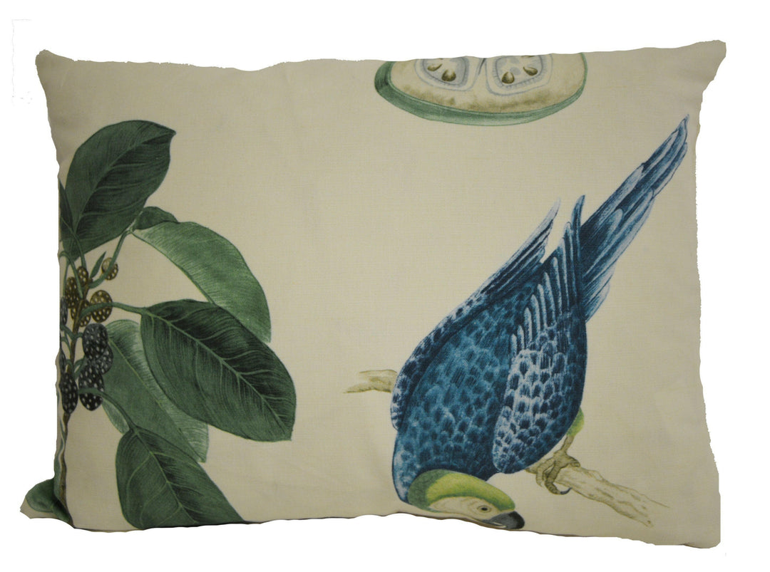 Sanderson - Capuchins - Chintz - Cushion Cover Throw Pillow Designer Home Decor.